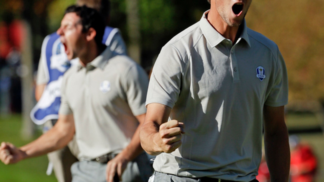 The Latest: US team roars back after yielding first point